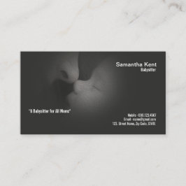 Presentación Tarjeta de visita monocromática imponente de la