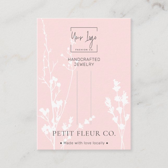 Presentación Tarjeta de visualización de clip de hélice con flo (Anverso)