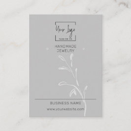 Presentación Tarjeta de visualización de joyas de moda QR socia