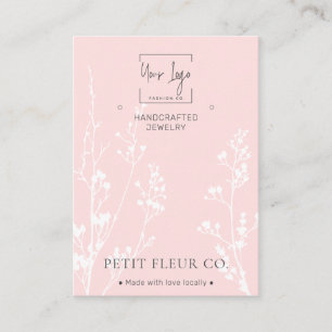 Presentación Tarjeta de visualización de joyas QR para flores s