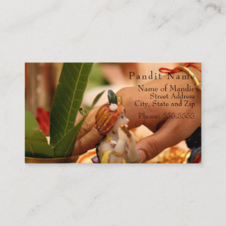 Presentación Tarjeta del contacto de Pandit (ubicación y