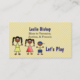 Presentación Tarjeta mami de Personalizado de niños con figura 