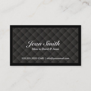 Presentación Tarjeta oscura con clase de la mamá del edredón