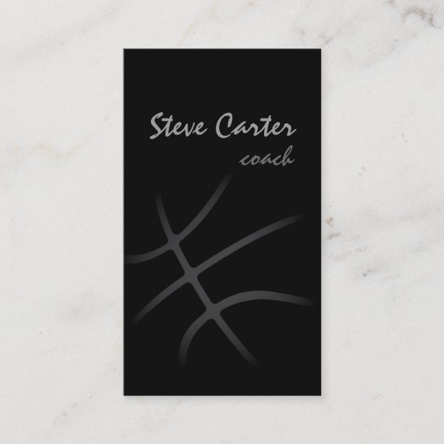 Presentación Tarjeta profesional del entrenador de béisbol/del (Anverso)