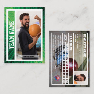 Presentación Torneo de boliche con tarjeta de comercio Souvenir