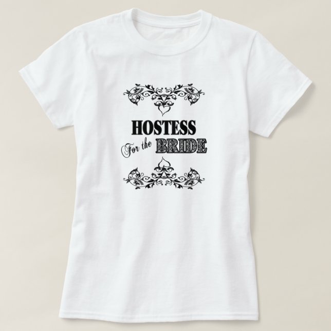 PRESENTADORA PARA LA NOVIA - CAMISETAS NUPCIALES (Diseño del anverso)