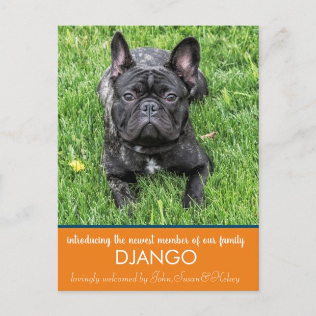 "Presentamos" nuestra nueva postal de Invitación d (Anverso)