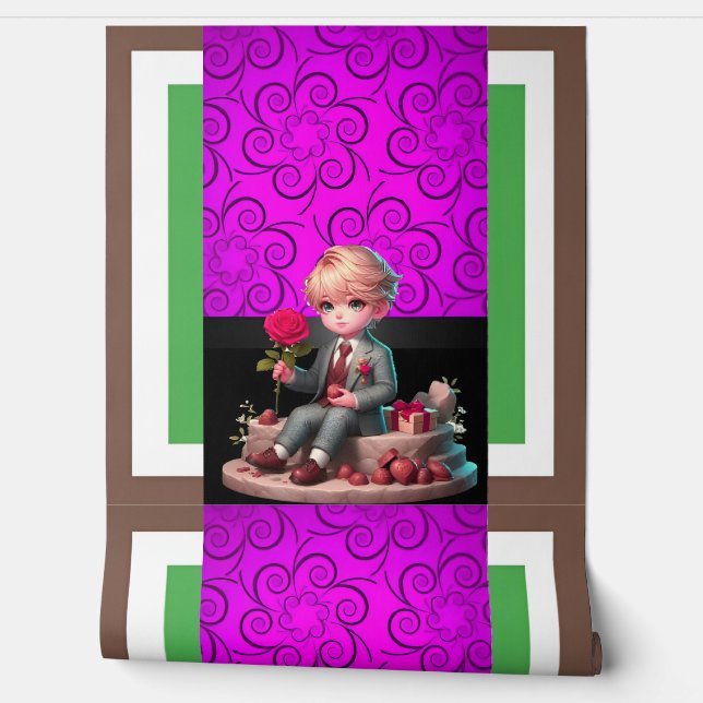 Presentamos nuestro papel pintado adhesivo, (Desenrollar)