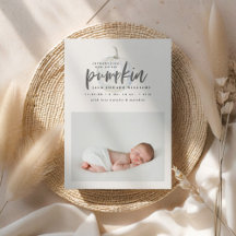Presentamos nuestro pequeño anuncio de nacimiento 