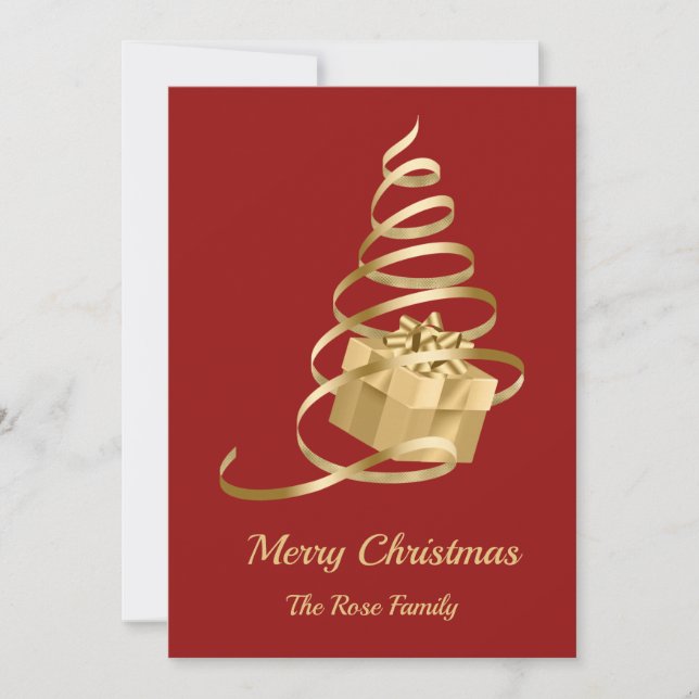 Presente de árbol de Navidad (Anverso)