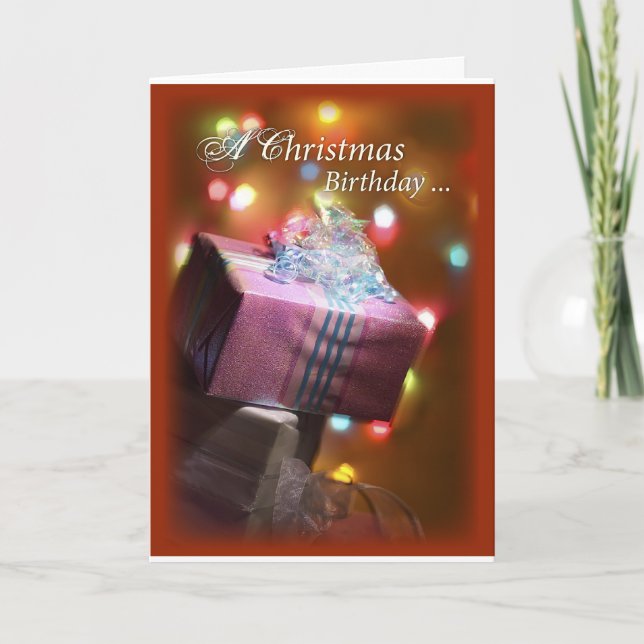 Presente de cumpleaños del navidad (Anverso)