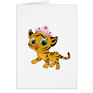 Presente lindo de princesa Tiger Tigress Tiara