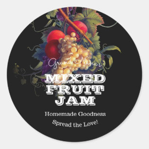 Preservación de etiqueta de vintage de mermelada d