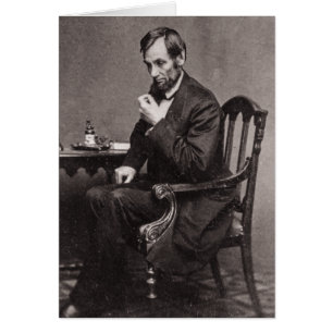 PRESIDENTE ABRAHAM LINCOLN 1862 STEREOVIEW