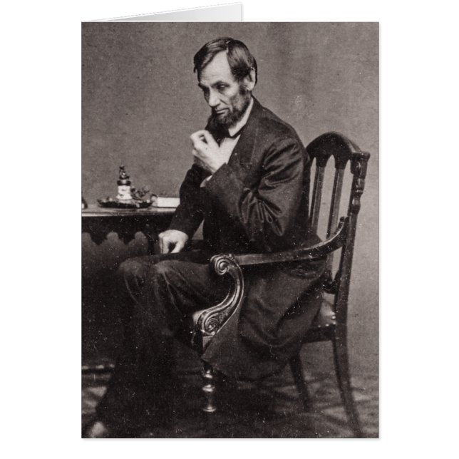 PRESIDENTE ABRAHAM LINCOLN 1862 STEREOVIEW (Frente)
