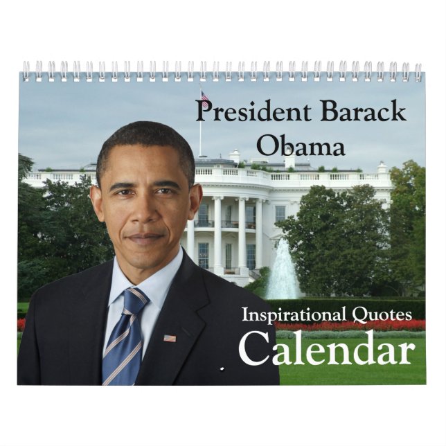 Presidente Barack Obama cita el calendario anual (Tapa)