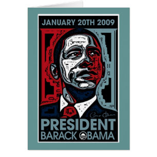 Presidente Barack Obama el 20 de enero de 2009
