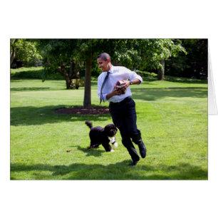 Presidente Barack Obama y Bo