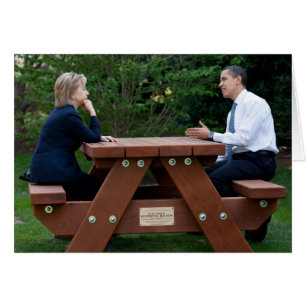 Presidente Barack Obama y Hillary Clinton