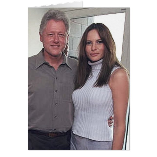 Presidente Bill Clinton y triunfo de Melania (Frente)