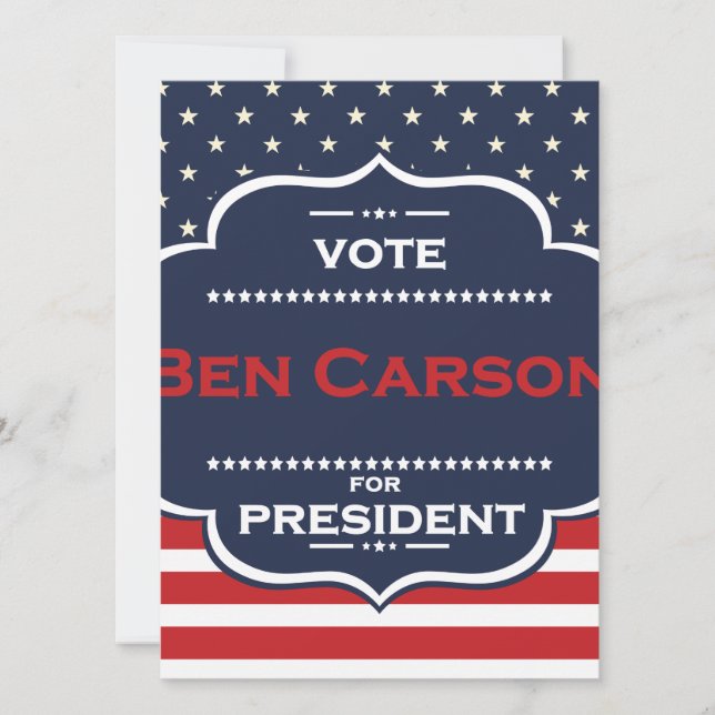 presidente de ben carson (Anverso)