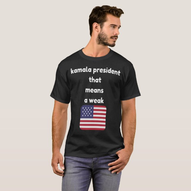 presidente de kamala que significa una camiseta es (Anverso completo)