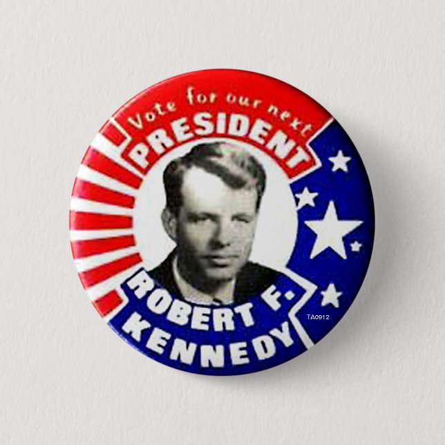 Presidente de RFK - botón (Anverso)