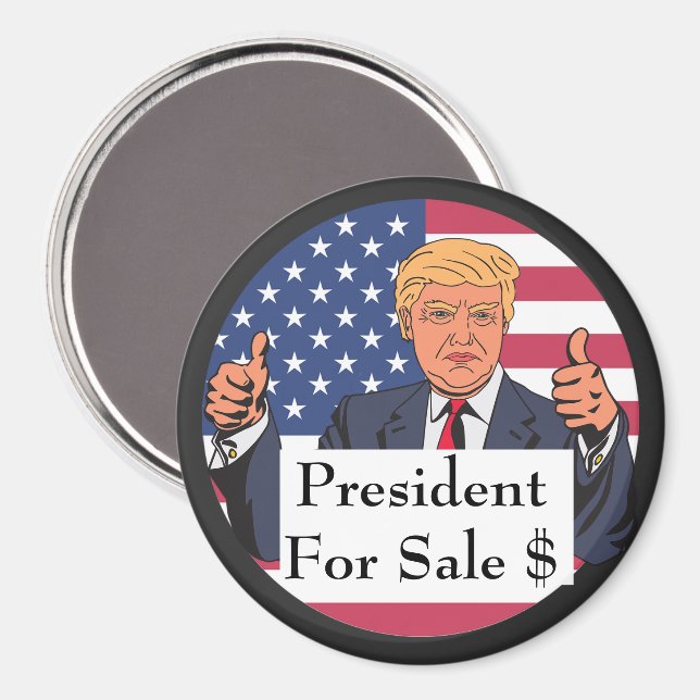 Presidente Del Imán De Venta (Anverso/Reverso)