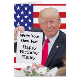 Presidente Donald Trump - escriba su propio texto