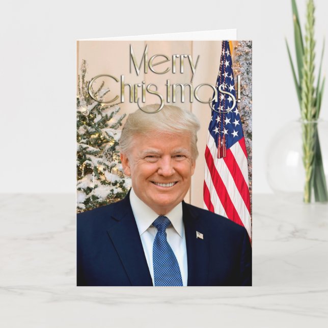 Presidente Donald Trump Feliz Navidad (Anverso)