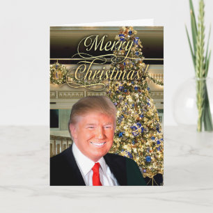 Presidente Donald Trump Feliz Saludo de Navidad