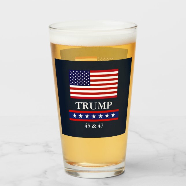 PRESIDENTE DONALD TRUMP GLASS (Anverso (lleno))