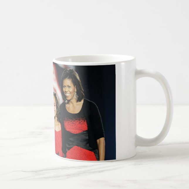 Presidente electo Obama y taza de la familia (Derecha)
