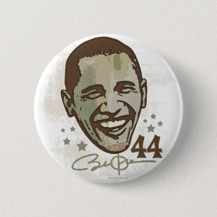 Presidente elegante 44 botón de Obama