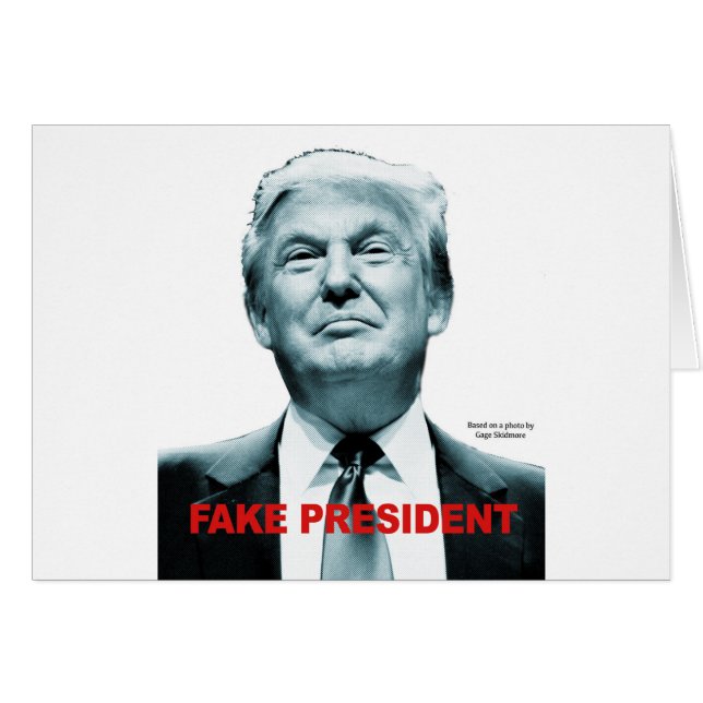 Presidente falso (Trump) (Anverso (Horizontal))
