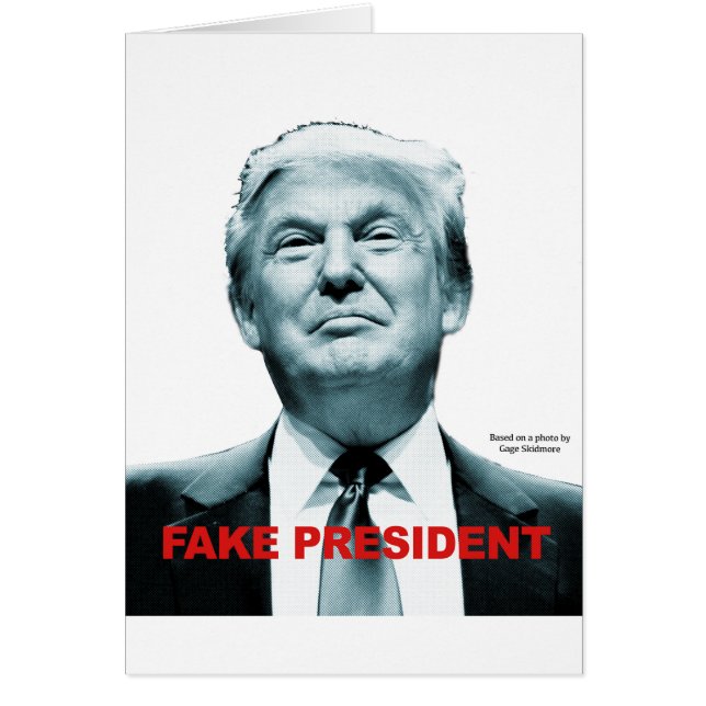Presidente falso (Trump) (Frente)