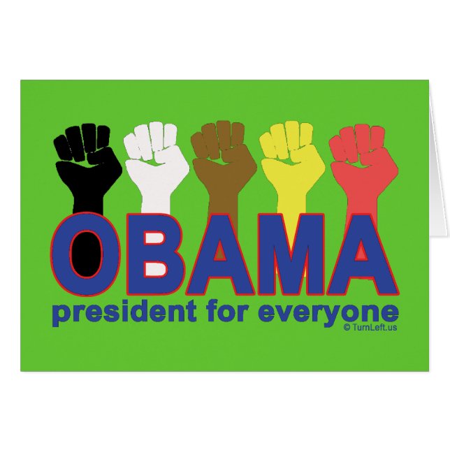 PRESIDENTE FOR EVERYONE DE OBAMA (Anverso (Horizontal))