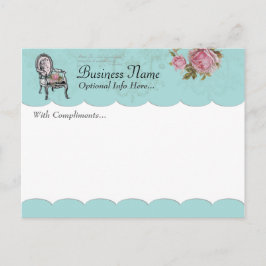 Presidente francés con tarjeta postal de felicitac