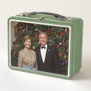 Presidente George Bush, Laura Navidades Casa Blanc