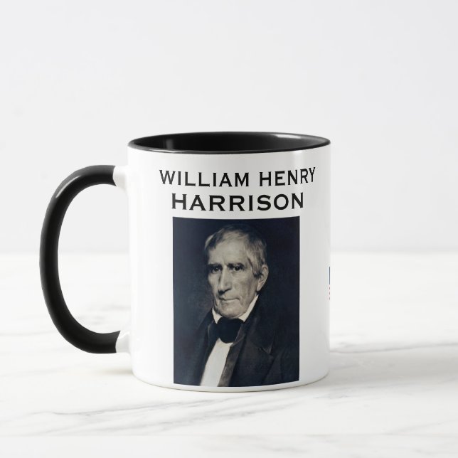 Presidente Harrison, taza de Guillermo Henry (Izquierda)