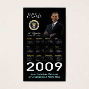 Presidente Obama - calendario del bolsillo de la