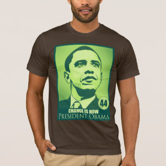 Presidente Obama, cambio ahora es camiseta