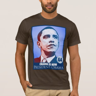 Presidente Obama, cambio ahora es camiseta