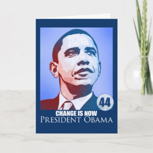 Presidente Obama, cambio ahora es tarjeta