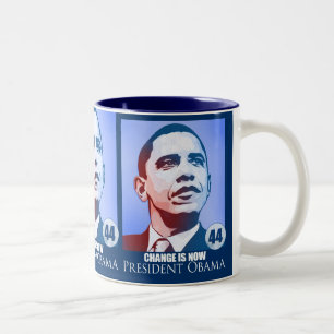 Presidente Obama, cambio ahora es taza