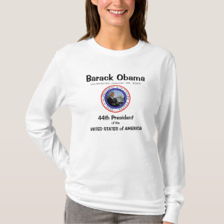 Presidente Obama - camisa de manga larga de las