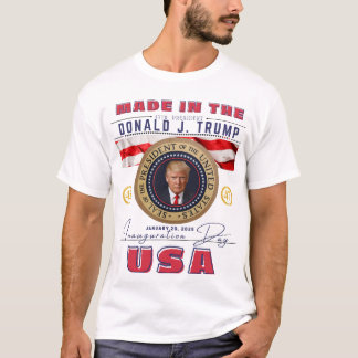 Presidente oficial. Camisa del Día de la Inaugurac