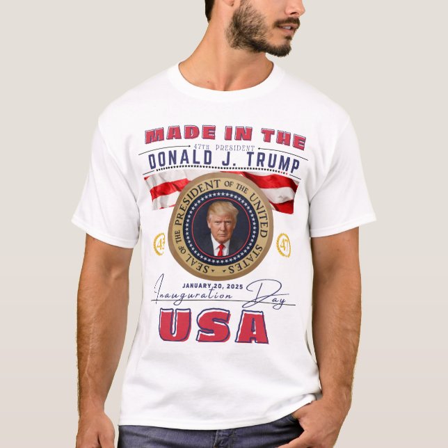 Presidente oficial. Camisa del Día de la Inaugurac (Anverso)