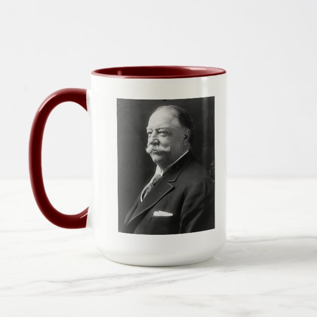 Presidente Taft Portrait y taza del hecho (Izquierda)