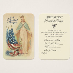 Presidente Trump Buquet Espiritual Cartas Sagradas